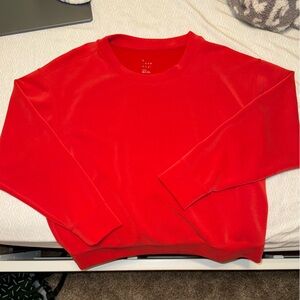 Red sweatshirt